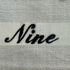 Grace embroidery font example